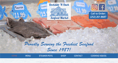 Desktop Screenshot of docksidenduckseafood.com